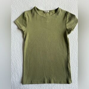 Cotton on ribbed tee